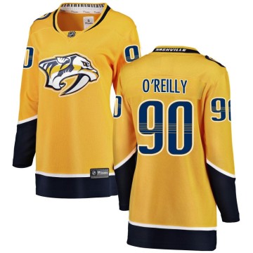 Breakaway Fanatics Branded Women's Ryan O'Reilly Nashville Predators Home Jersey - Yellow