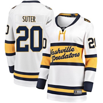 Breakaway Fanatics Branded Women's Ryan Suter Nashville Predators 2020 Winter Classic Jersey - White