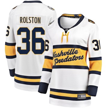 Breakaway Fanatics Branded Women's Ryder Rolston Nashville Predators 2020 Winter Classic Player Jersey - White