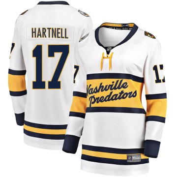 Breakaway Fanatics Branded Women's Scott Hartnell Nashville Predators 2020 Winter Classic Jersey - White