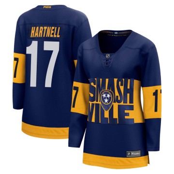 Breakaway Fanatics Branded Women's Scott Hartnell Nashville Predators 2022 Stadium Series Jersey - Navy