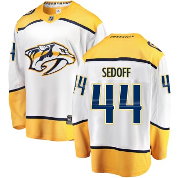 Breakaway Fanatics Branded Youth Christoffer Sedoff Nashville Predators Away Jersey - White
