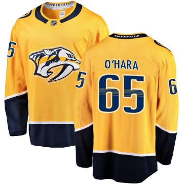 Breakaway Fanatics Branded Youth Cole O'Hara Nashville Predators Home Jersey - Gold