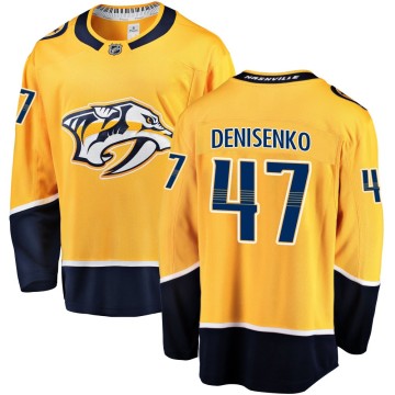 Breakaway Fanatics Branded Youth Grigori Denisenko Nashville Predators Home Jersey - Gold