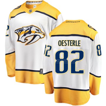 Breakaway Fanatics Branded Youth Jordan Oesterle Nashville Predators Away Jersey - White
