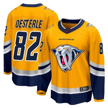 Breakaway Fanatics Branded Youth Jordan Oesterle Nashville Predators Special Edition 2.0 Jersey - Yellow