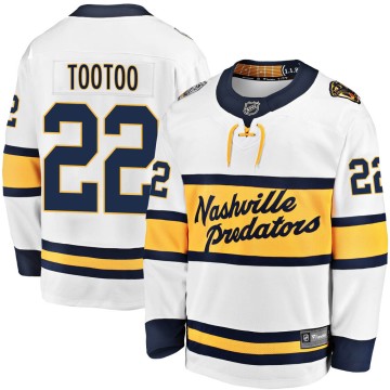Breakaway Fanatics Branded Youth Jordin Tootoo Nashville Predators 2020 Winter Classic Jersey - White