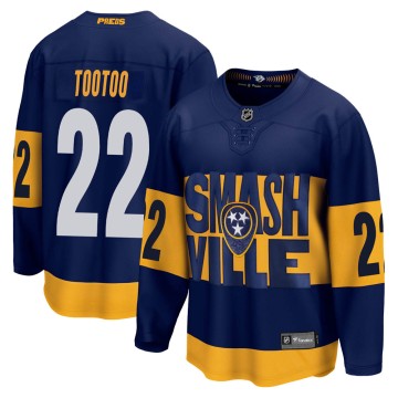 Breakaway Fanatics Branded Youth Jordin Tootoo Nashville Predators 2022 Stadium Series Jersey - Navy