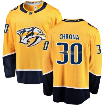 Breakaway Fanatics Branded Youth Magnus Chrona Nashville Predators Home Jersey - Gold