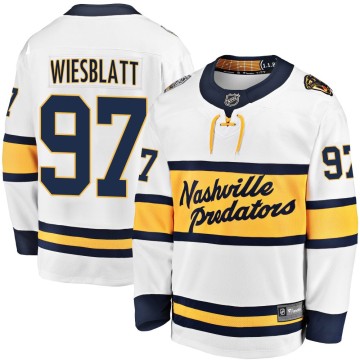 Breakaway Fanatics Branded Youth Oasiz Wiesblatt Nashville Predators 2020 Winter Classic Player Jersey - White