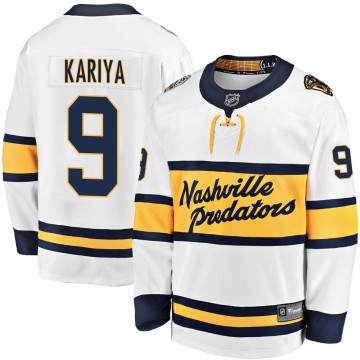 Breakaway Fanatics Branded Youth Paul Kariya Nashville Predators 2020 Winter Classic Jersey - White