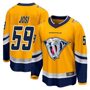Breakaway Fanatics Branded Youth Roman Josi Nashville Predators Special Edition 2.0 Jersey - Yellow