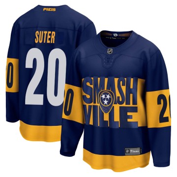Breakaway Fanatics Branded Youth Ryan Suter Nashville Predators 2022 Stadium Series Jersey - Navy