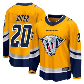 Breakaway Fanatics Branded Youth Ryan Suter Nashville Predators Special Edition 2.0 Jersey - Yellow
