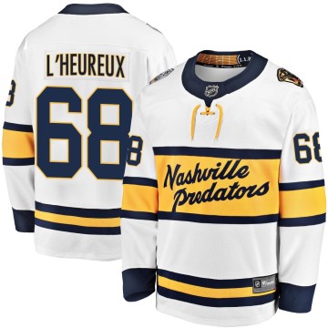 Breakaway Fanatics Branded Youth Zachary L'Heureux Nashville Predators 2020 Winter Classic Player Jersey - White
